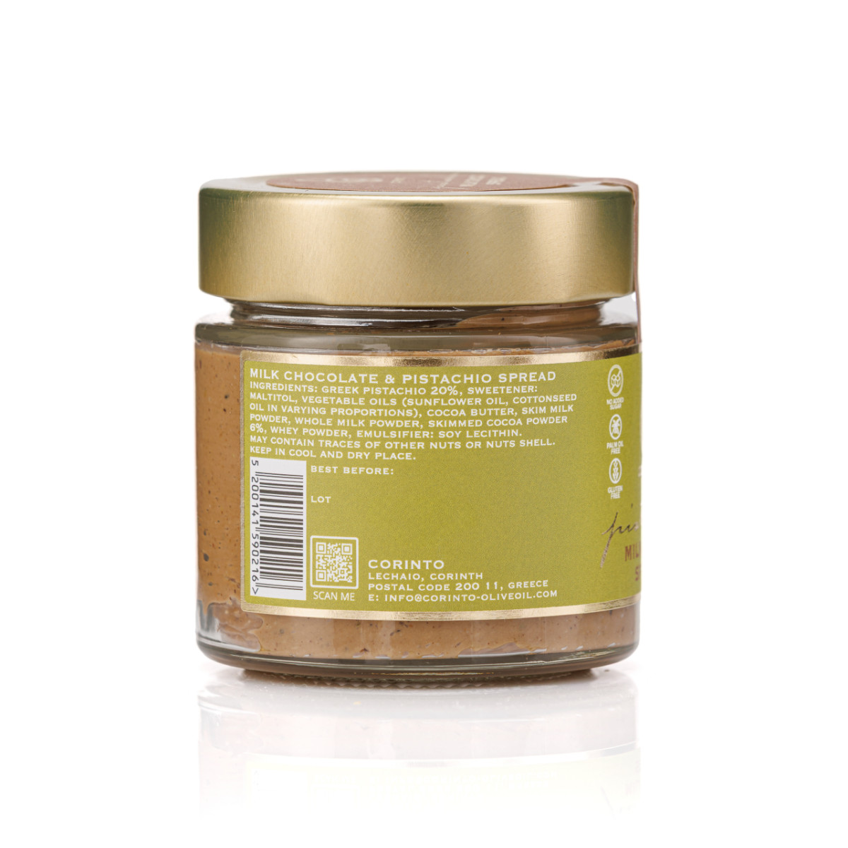 PISTACHIO SPREAD MILK CHOCO-NO SUGAR - Image 3