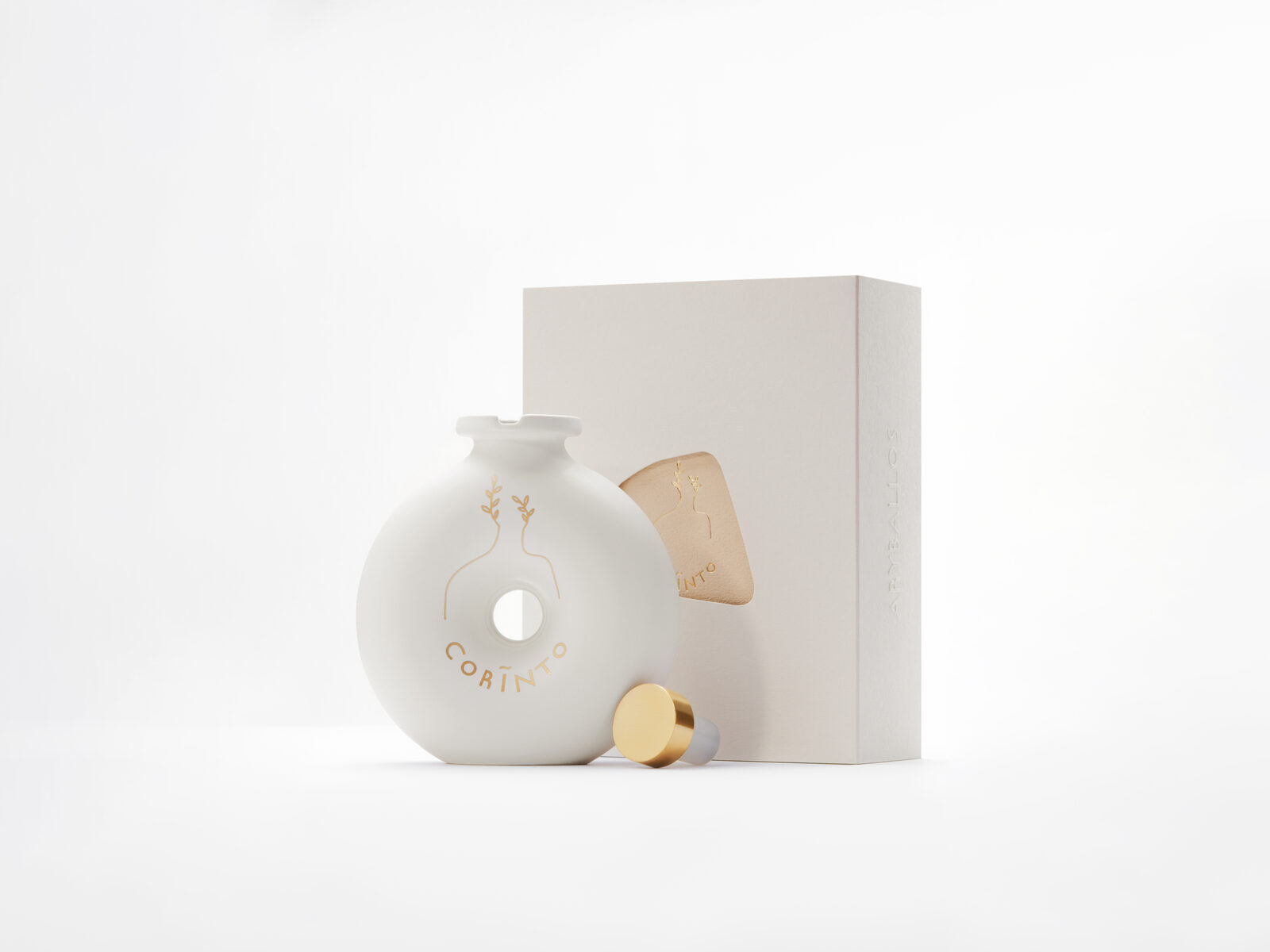 The Aryballos inspiration — ancient Corinthian flask reimagined